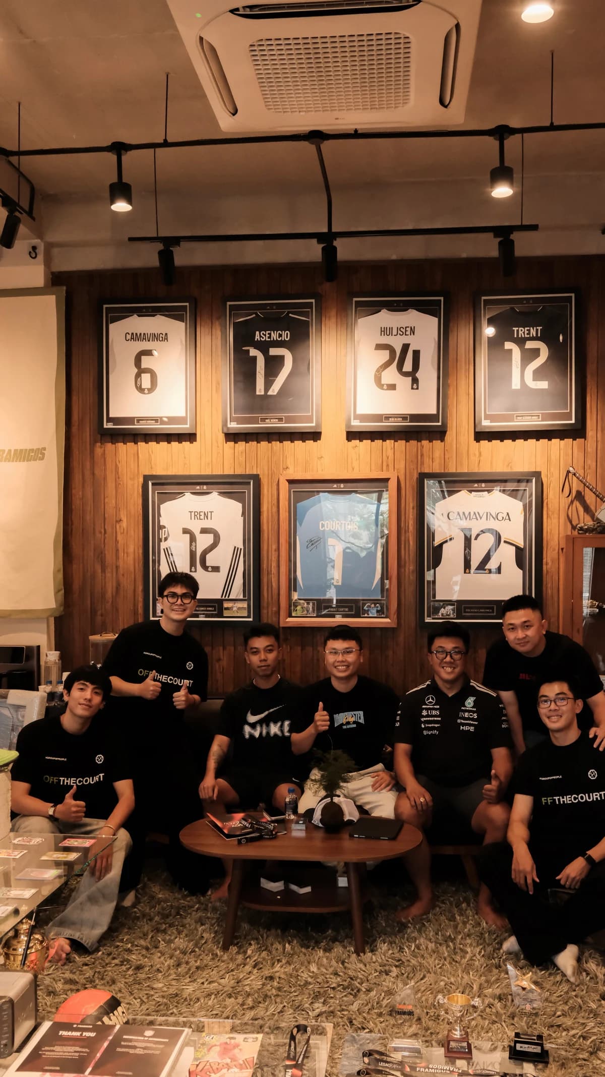 Framigos community with a framed jersey collection